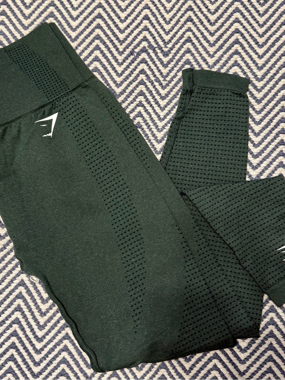 Gymshark Seamless Leggings in Forest Green